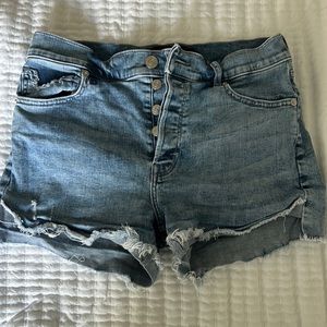 Express denim shorts